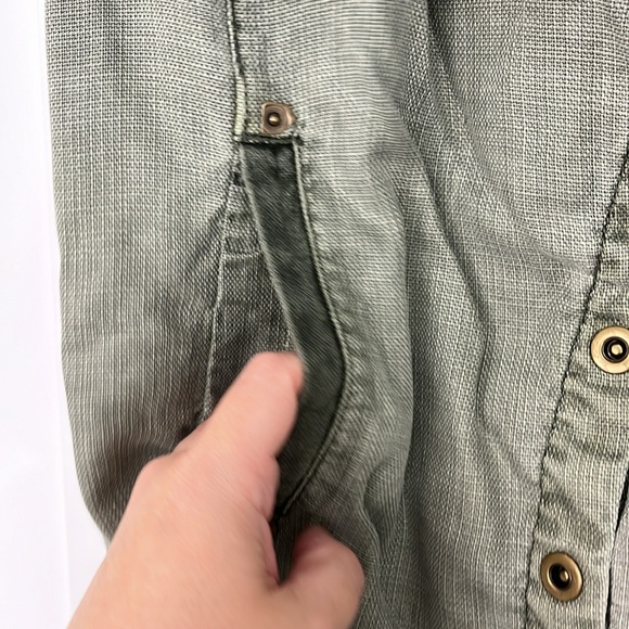 Anthropologie Marrakech XS Olive Green Tombolo Utility Vest with Pockets - Picture 10 of 13